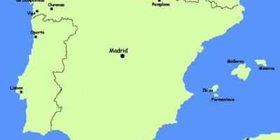 Noord-Spanje resorts kaart