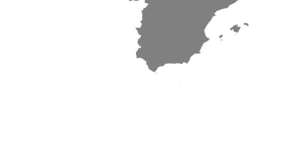 Spanje vector kaart